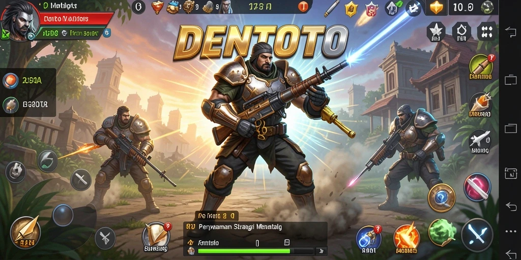 Tampilan seru permainan DENTOTO dengan strategi mendebarkan.