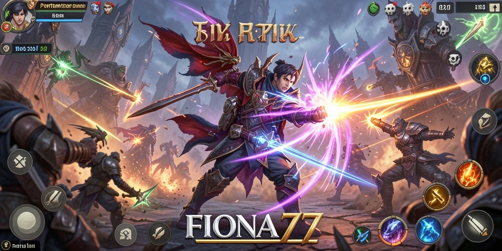 Screenshot gameplay FIONA77 menampilkan aksi seru dan grafis menawan.