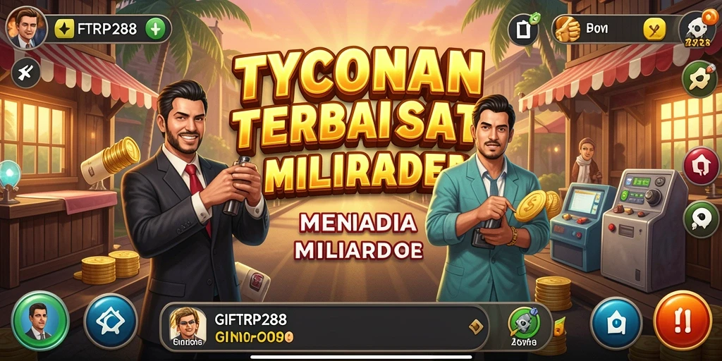 Tangkapan layar dari permainan GIFTRP288 yang menunjukkan gameplay Tycoon yang seru.
