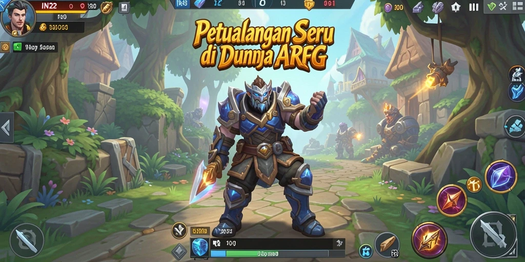 Screenshot menunjukkan aksi seru dalam pertempuran di IN22.