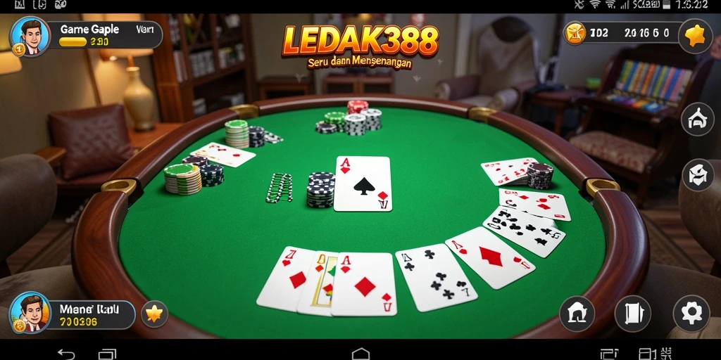 Tampilan gameplay seru di LEDAK388 dengan pemain dari berbagai daerah.