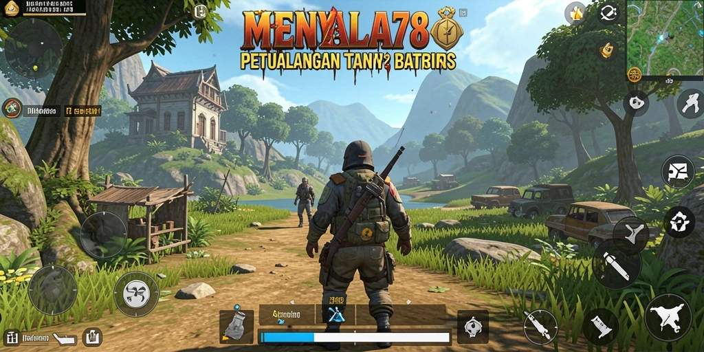 Tampilan gameplay dari MENYALA78 di dunia terbuka yang menakjubkan.