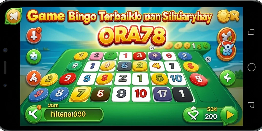 Tampilan gameplay Bingo yang seru dan interaktif di ORA78.
