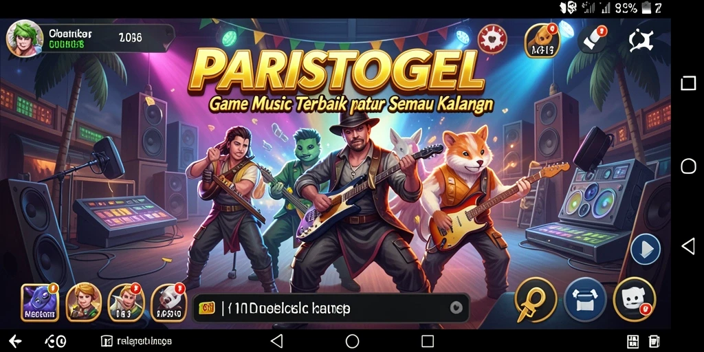 Tampilan gameplay PARISTOGEL yang menarik dan interaktif.