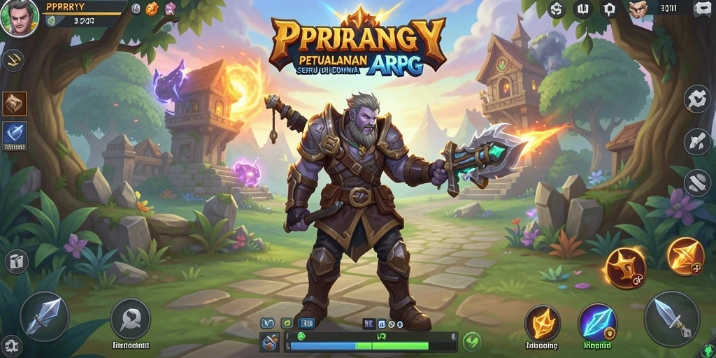 Gameplay seru dalam dunia fantasi ARPG.