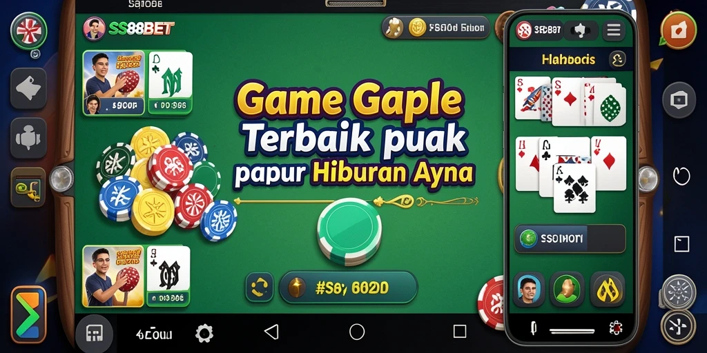 Screenshot gameplay SS88BET menunjukkan suasana seru saat bermain Gaple.