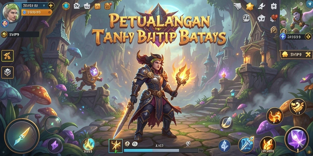 Tampilan menarik dari gameplay petualangan SVIP9 dengan karakter yang beraksi.